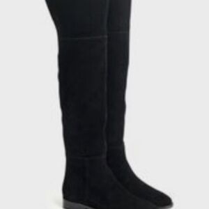 Over the knee black suede boots - J. Crew - Size 38.5